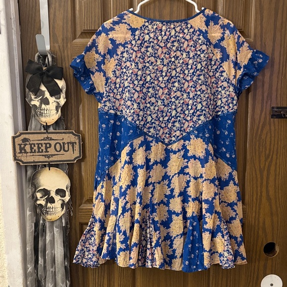 Free People Wildflower Patchwork Mini Dress - Picture 9 of 9